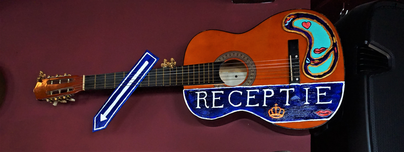 Receptie bord
